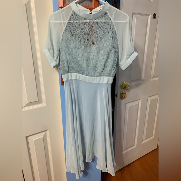 Revolve Blue Dress - Picture 1 of 7